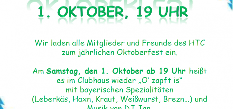 Oktoberfest – O’ zapft is!